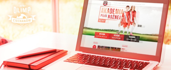 strona internetowa Akademii Piłki Nożnej