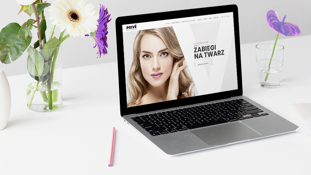 Co powinna zawierać strona internetowa salonu kosmetycznego? tło