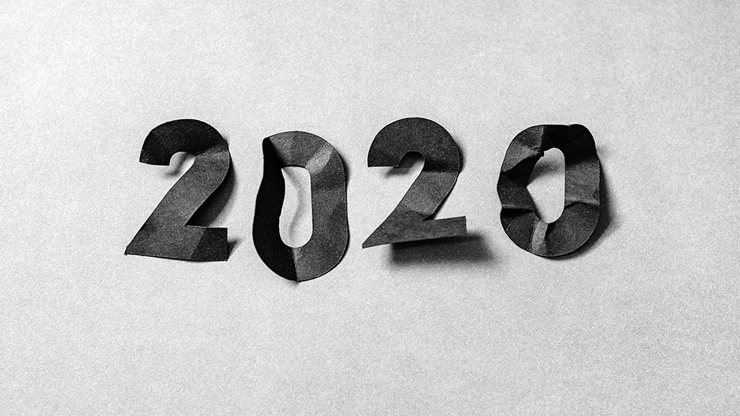 Trendy w grafice 2020 tło