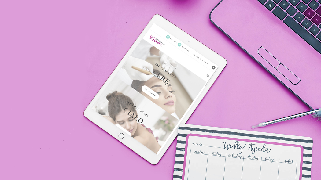 Strona www dostosowana pod urządzenia mobilne tło