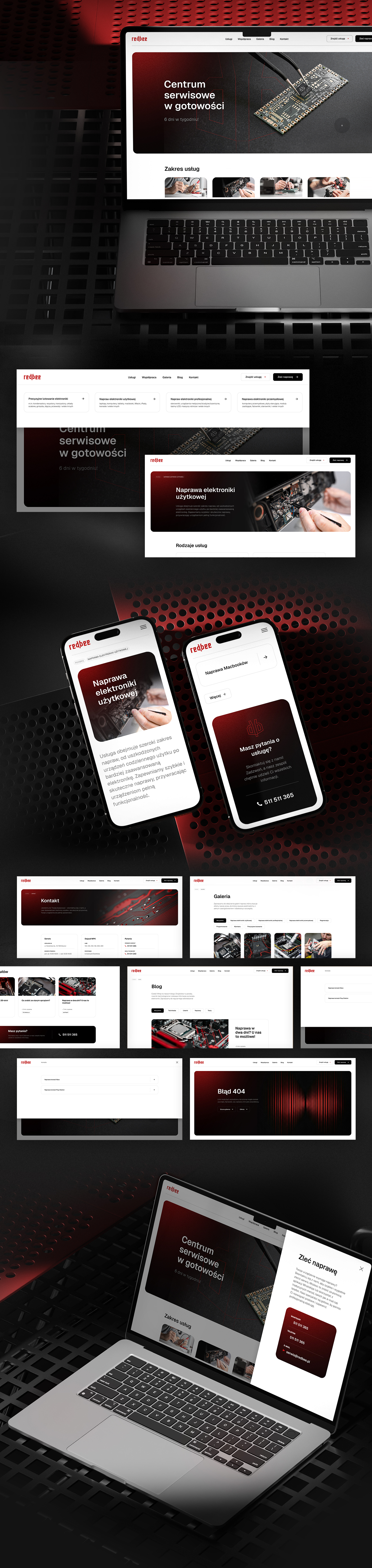 strona internetowa RedBee