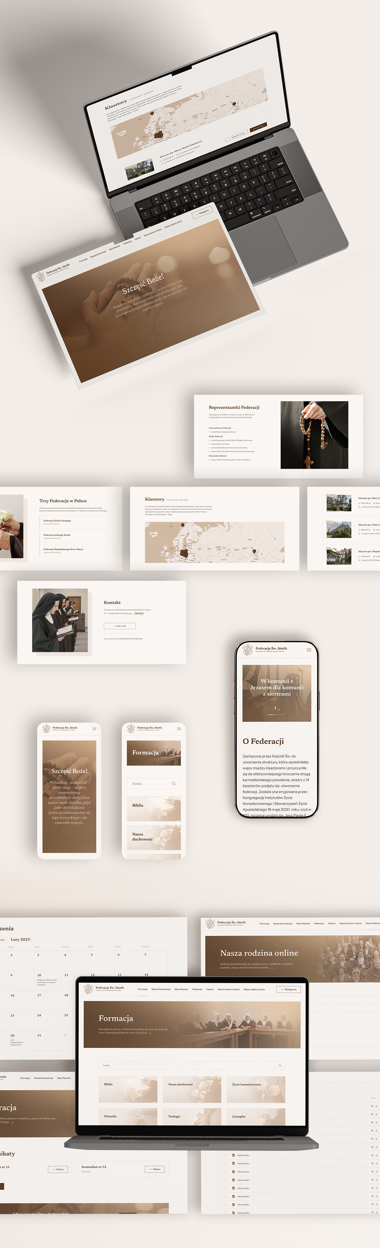 strona internetowa Federacja Karmelitanek