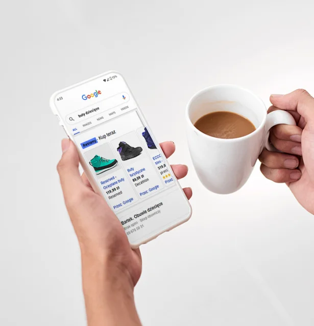 kampania Google Ads tło
