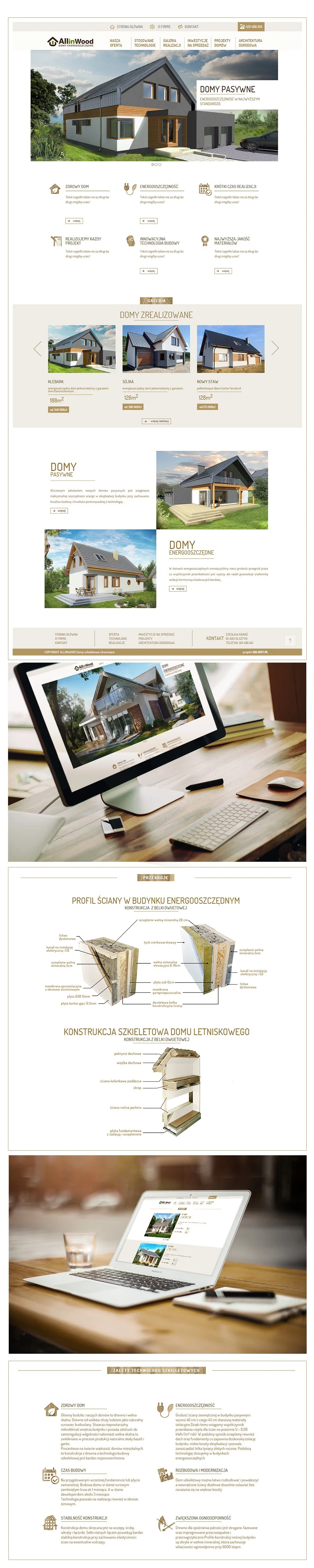 strona internetowa AllinWood