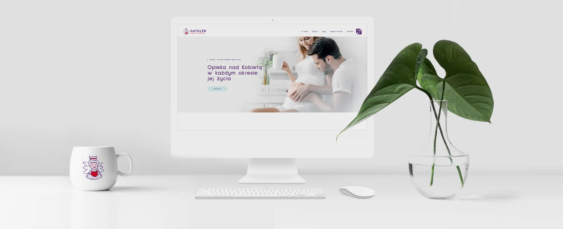 strona internetowa Anna Patuła – logo i strona internetowa tło