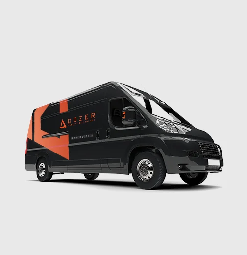 auto firmowe oklejone folią