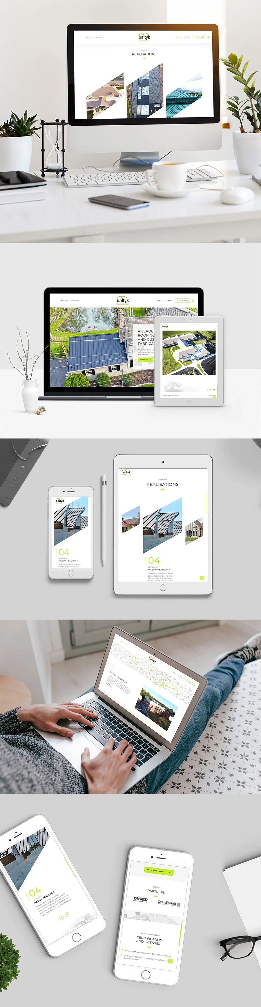 strona internetowa Baltyk Construction