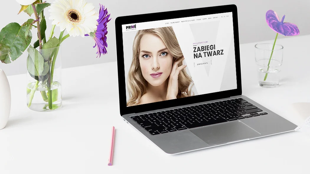 Co powinna zawierać strona internetowa salonu kosmetycznego? tło