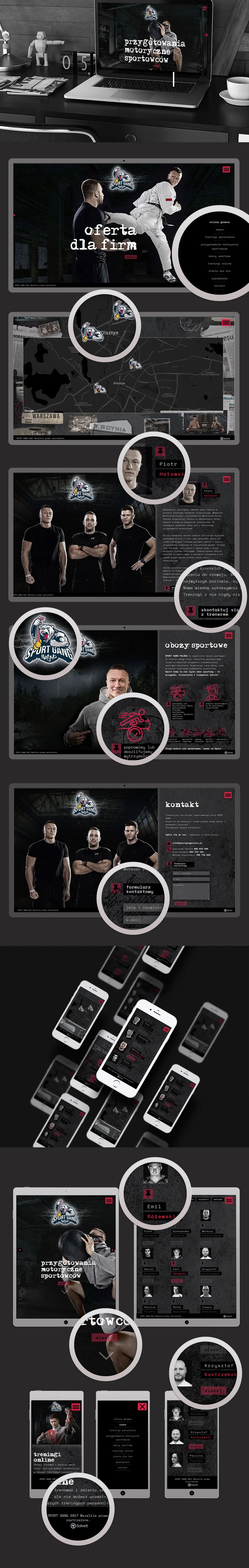 strona internetowa Sport Gang Polska