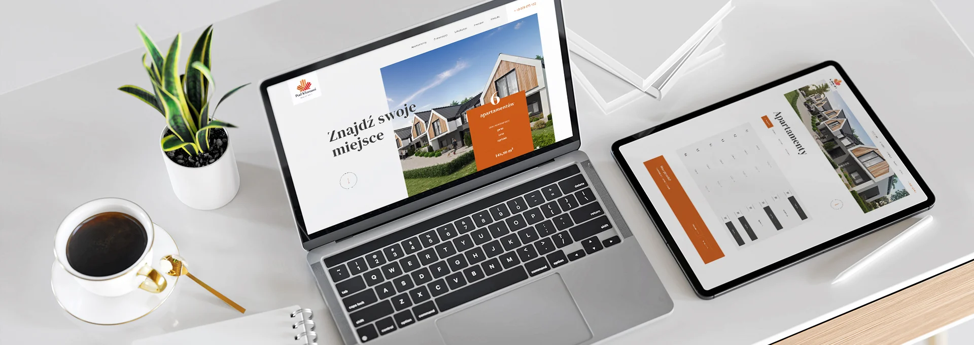 strona internetowa Inwestycje – Pod Klonami tło