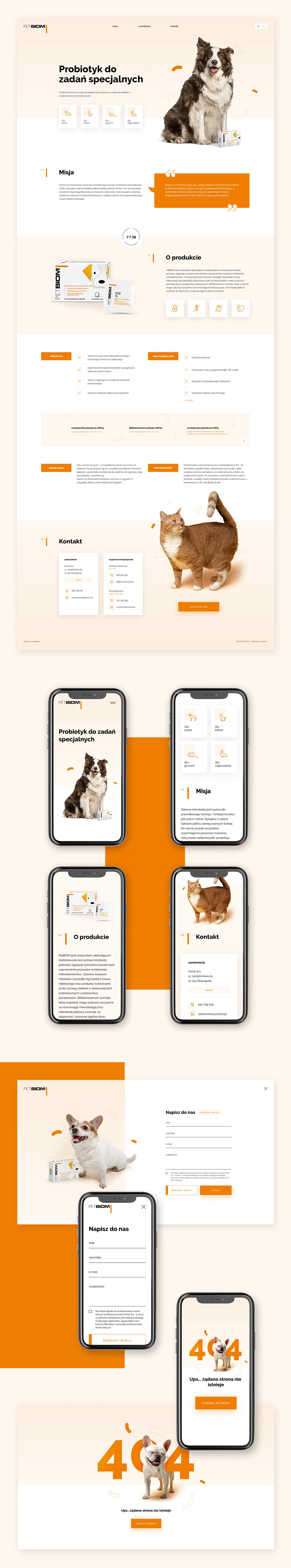 strona internetowa Pet Biom