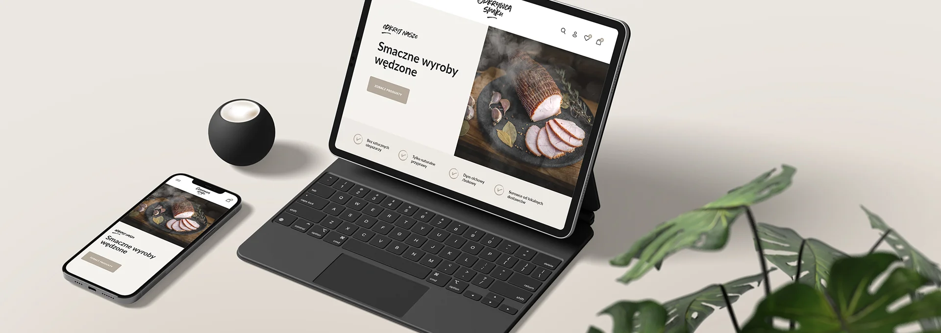 sklep internetowy Sklep ze smakiem dla Odkrywcy Smaku tło