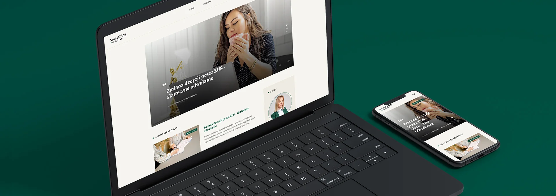 strona internetowa Blog prawniczy – Something About Law tło