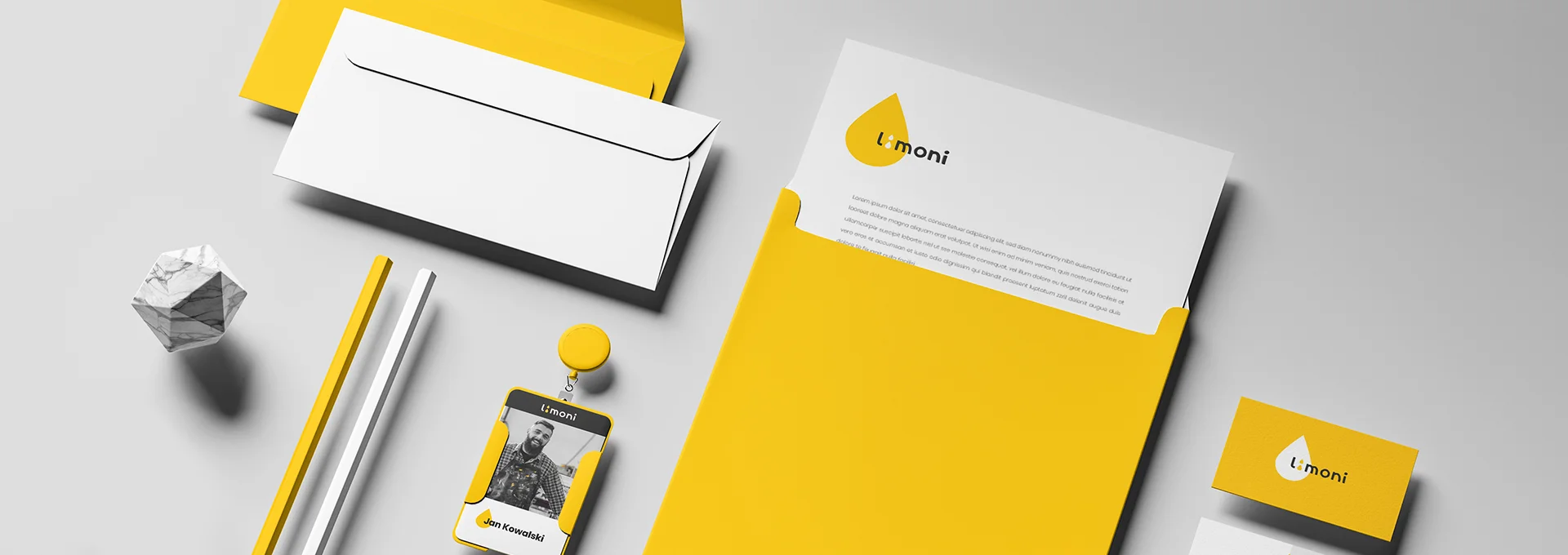 logo Limoni – logo pełne energii i kreatywności tło