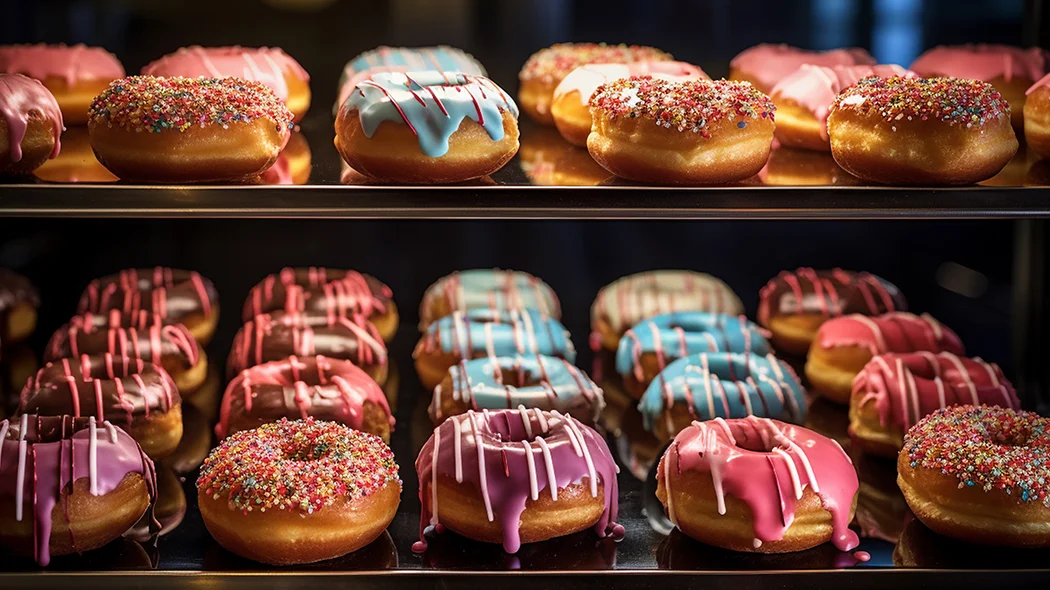 Pączki – trudny biznes, bogate perspektywy tło