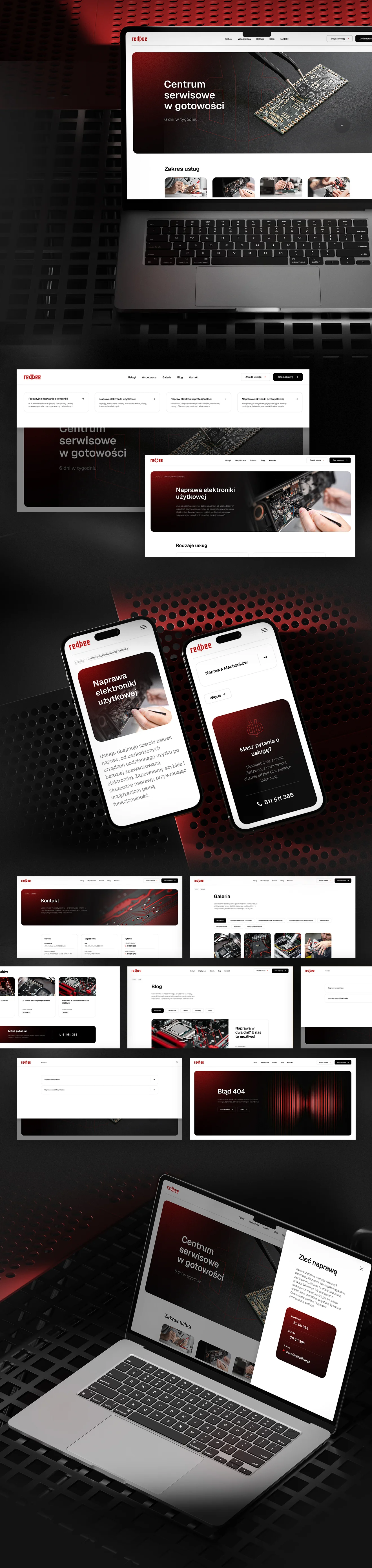 strona internetowa RedBee