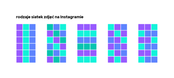 siatki zdjęć na Instagramie