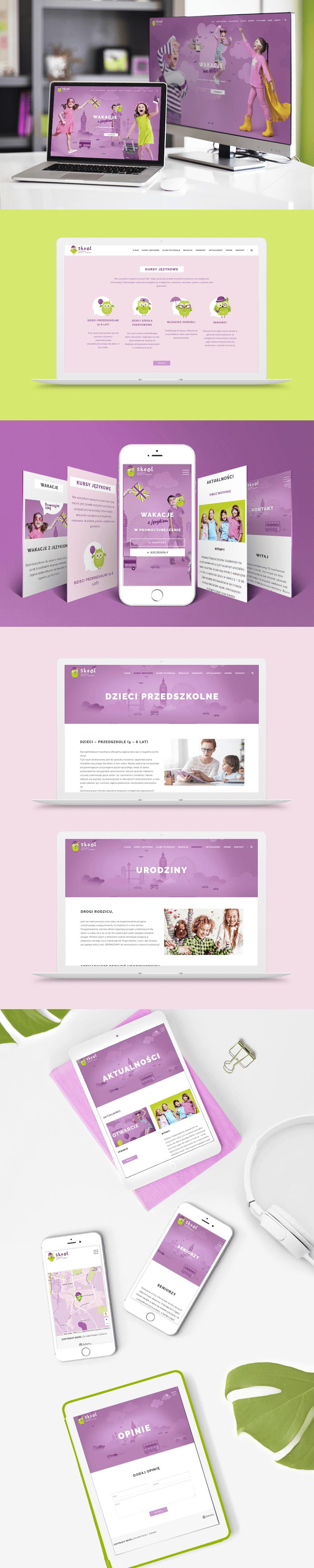 strona internetowa Skool