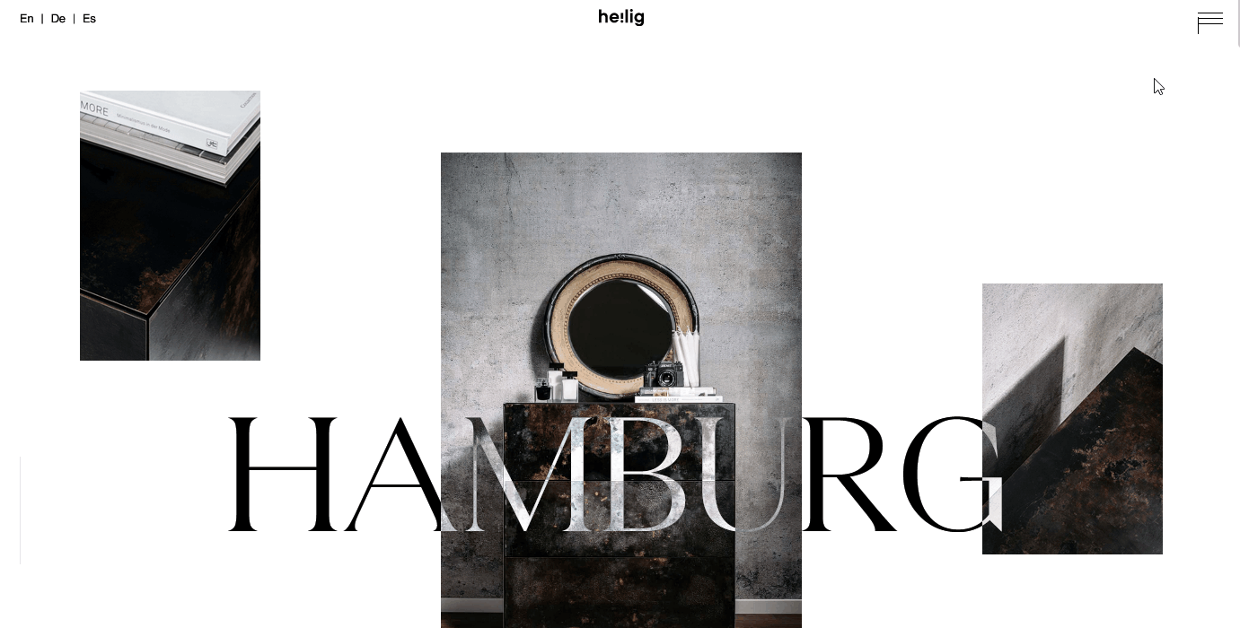 Hamburger menu na stronie internetowej