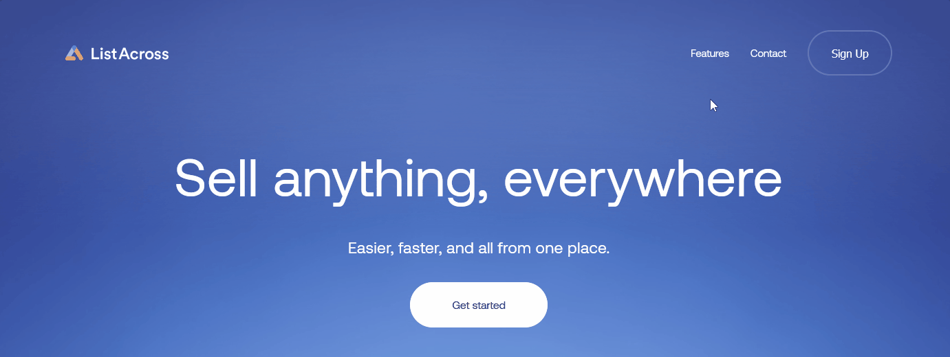 Menu poziome na stronie internetowej